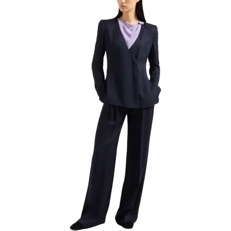 EMPORIO ARMANI V neck Blazer-1