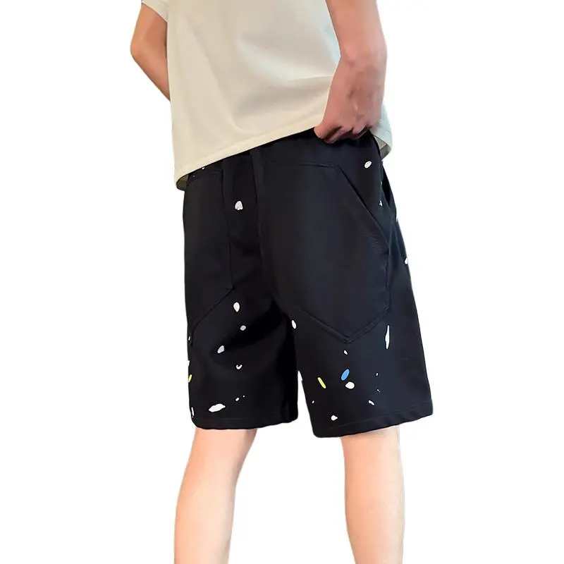 YOFVV Casual Shorts Unisex Black-1
