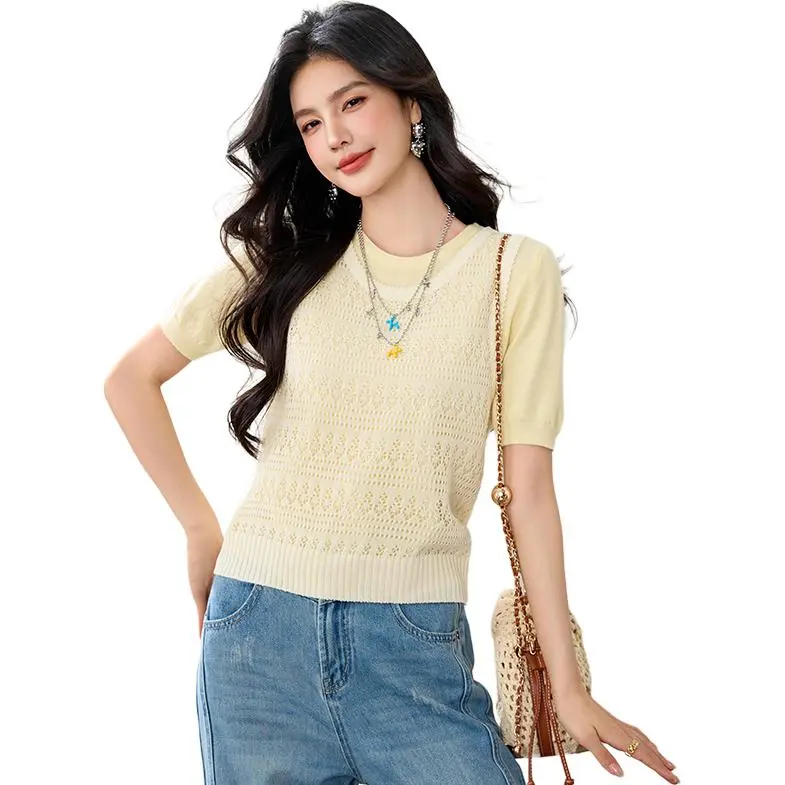 La Chapelle Knitwear Women's Yellow-3