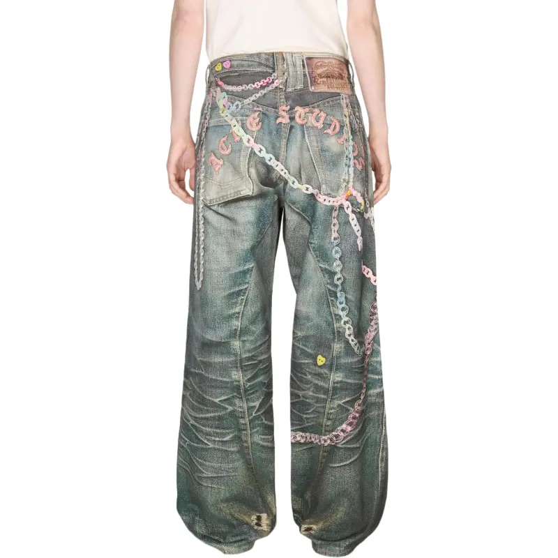 Acne Studios Trousers 'Mid Blue'-3
