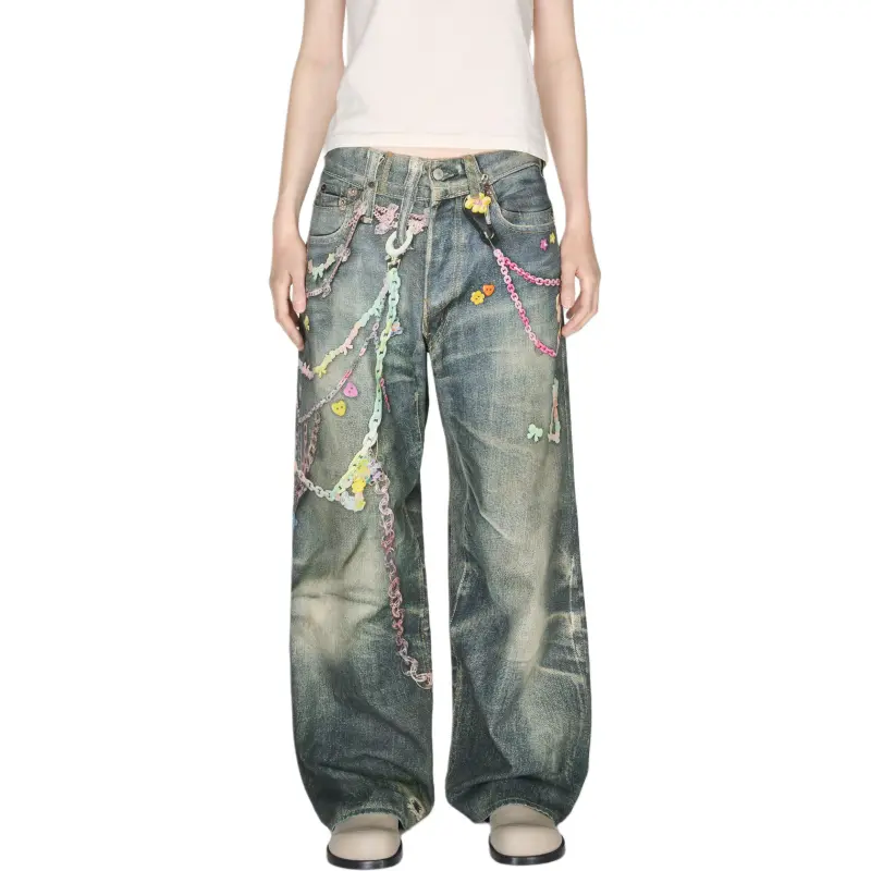 Acne Studios Trousers 'Mid Blue'-2