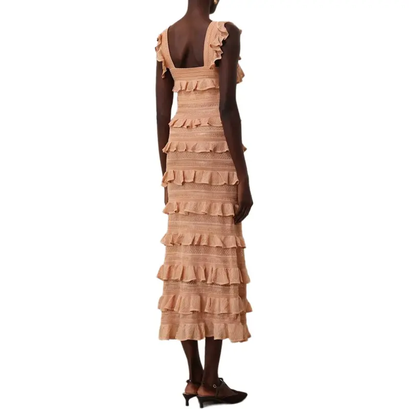 Zimmermann FW24 Slip Dress Women's Champagne-3