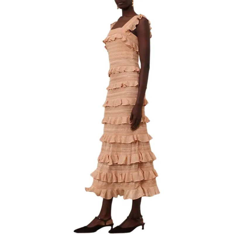 Zimmermann FW24 Slip Dress Women's Champagne-4
