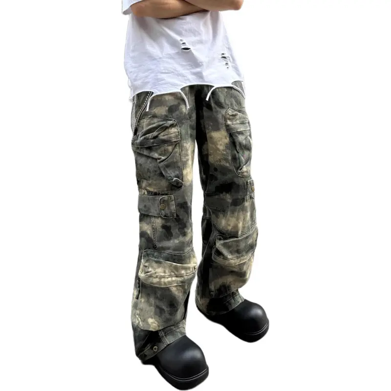 KVIV Jeans Unisex Camouflage -4