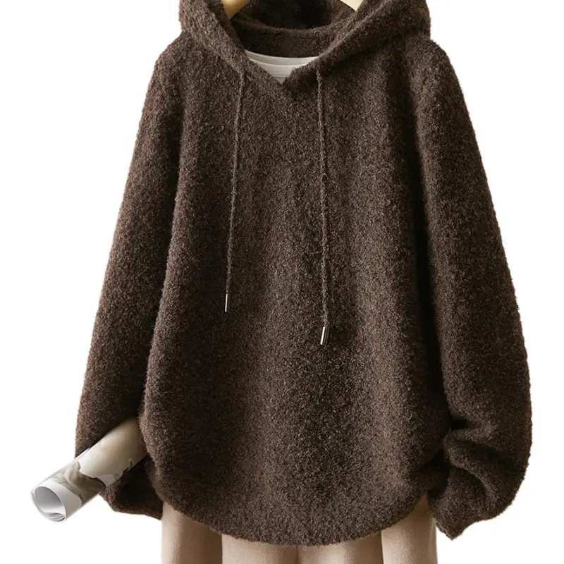 IHIMI Knitwear Women's Coffee Brown-1