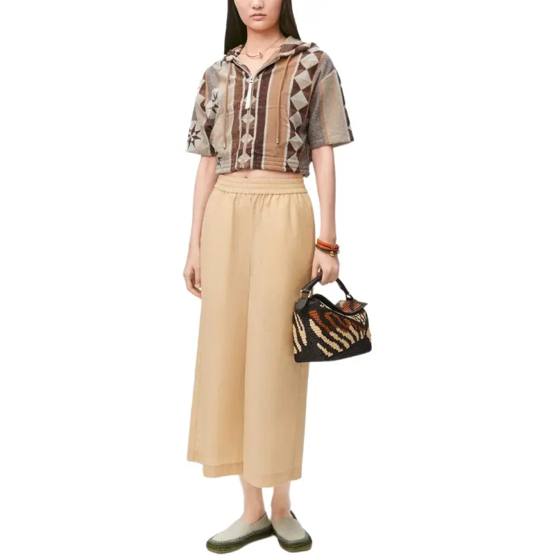 LOEWE Paula's Ibiza Hoodie 'Beige/Multicolor'-1