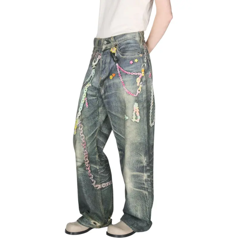 Acne Studios Trousers 'Mid Blue'-4