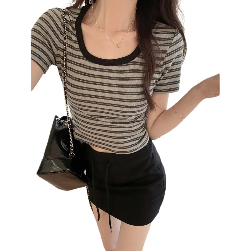 Mu Xiao Xin Set in Sleeve T Shirt Women's-3