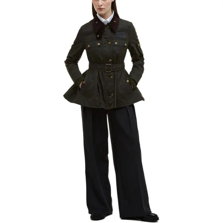 BARBOUR x Erdem SS25 Jackets Coats Women's Army Green-2