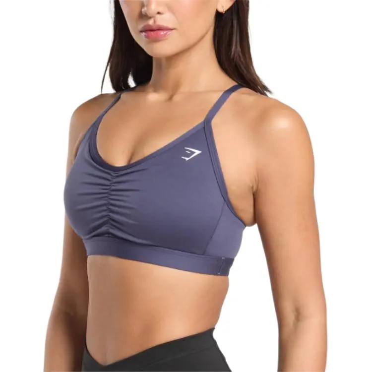 GYMSHARK Ruched Sports Underwear Women's Darkened Purple-3