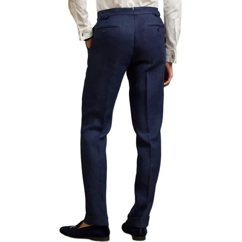 Ralph Lauren Purple Label Suit Trouser Men's Chairman Blue-3