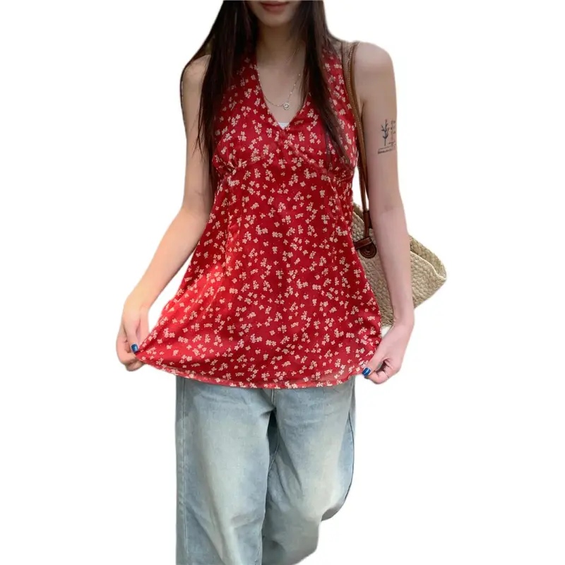GOSO Tank Tops Women's Red-6