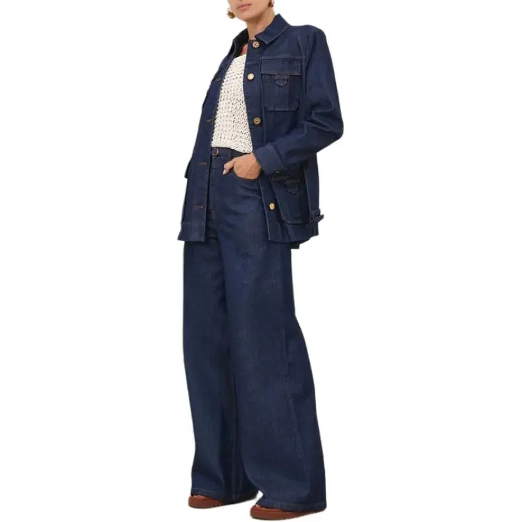 Zimmermann SS25 Denim Jacket Women's Ink-6