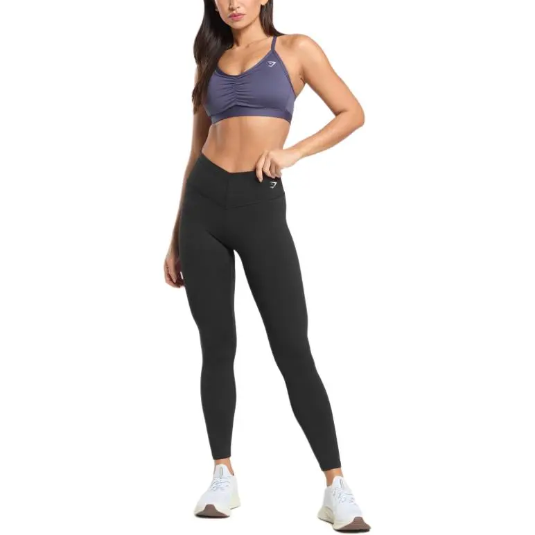 GYMSHARK Ruched Sports Underwear Women's Darkened Purple-2