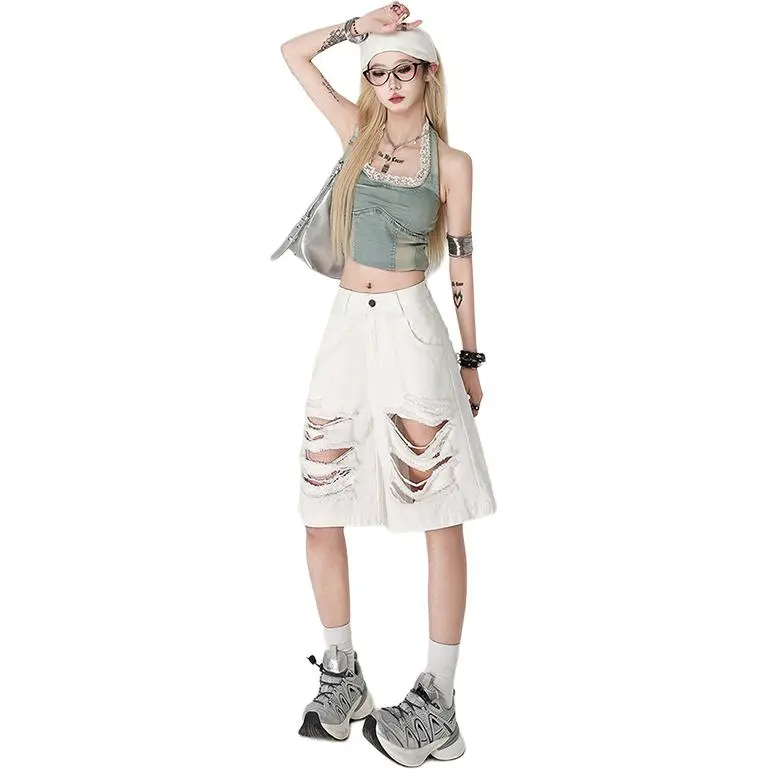 Ordifen Denim Shorts Women's-5