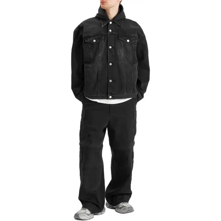 Vetements Hooded Denim Jacket-3