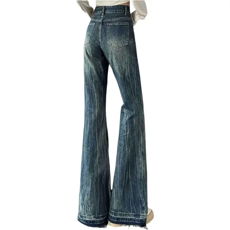 LESS BEARS Jeans Women's Vintage Blue-1
