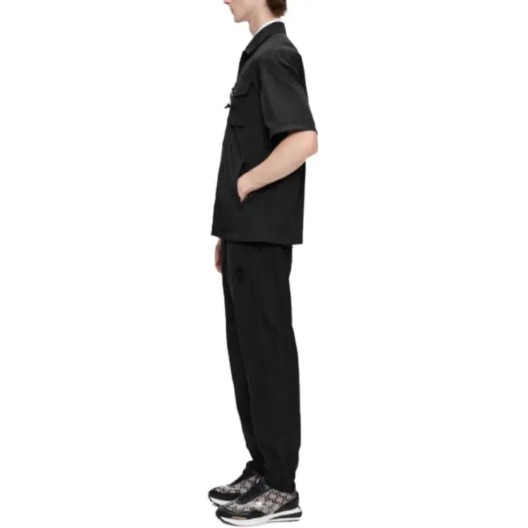 KARL LAGERFELD Shirt Men's Black-3