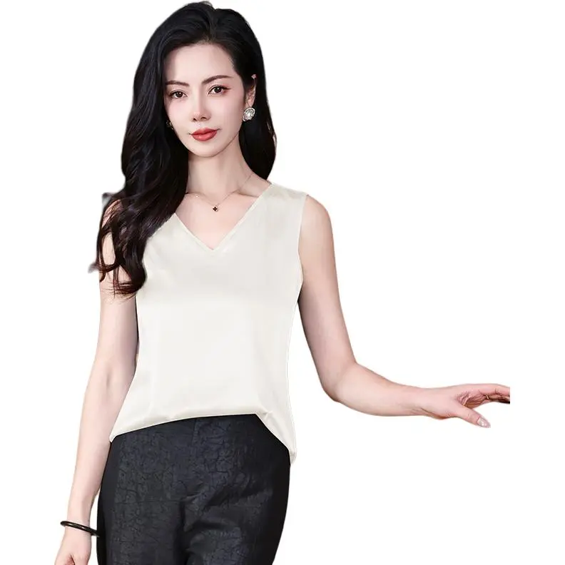 Yi Mengyuan Silk Tank Top Women's-3