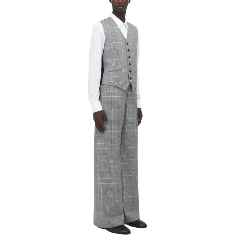 Alexander McQueen Vest Men's Gray-4