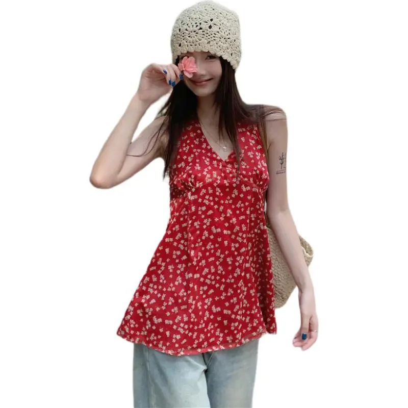 GOSO Tank Tops Women's Red-2