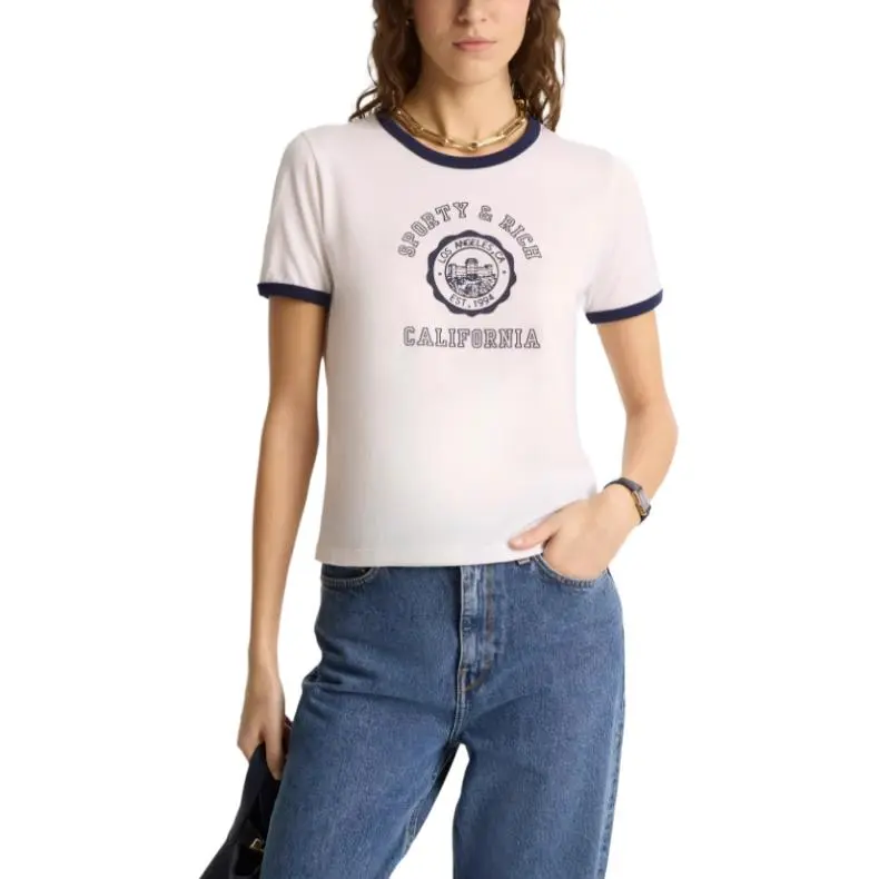 SPORTY & RICH California Emblem T shirt-1