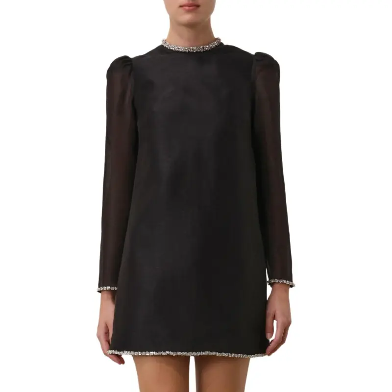 Zimmermann FW24 Long-Sleeved Dresses Women's Black-4
