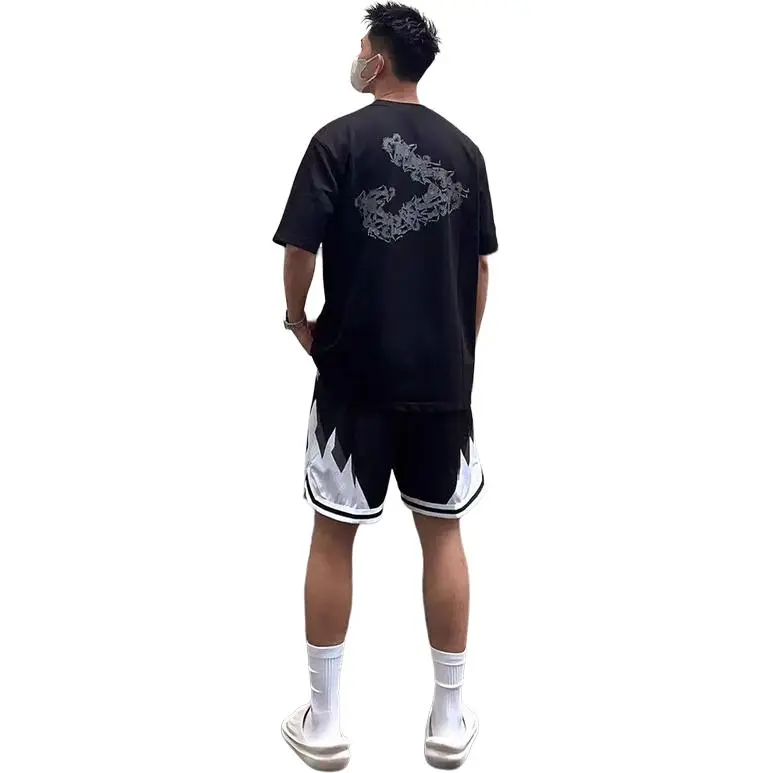 TESTUNG Basketball Shorts Unisex-4