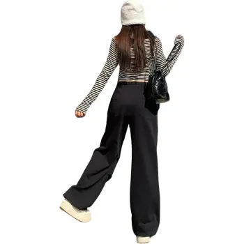 Rose Casual Pants Women's Black