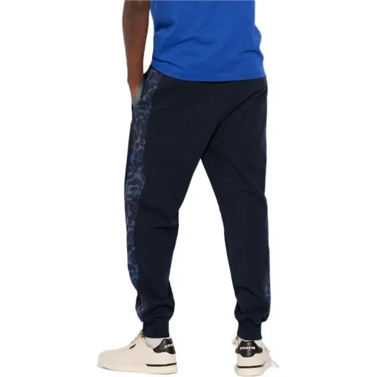 COACH Knitted Sweatpants Men Blue-2