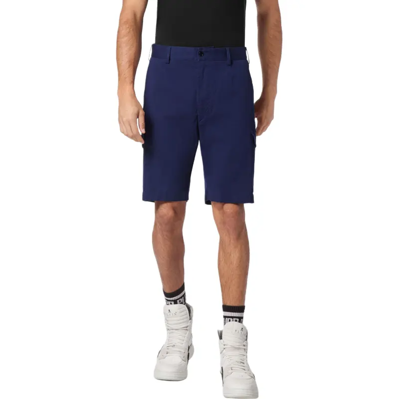PHILIPP PLEIN Logo plaque Cargo Shorts-2
