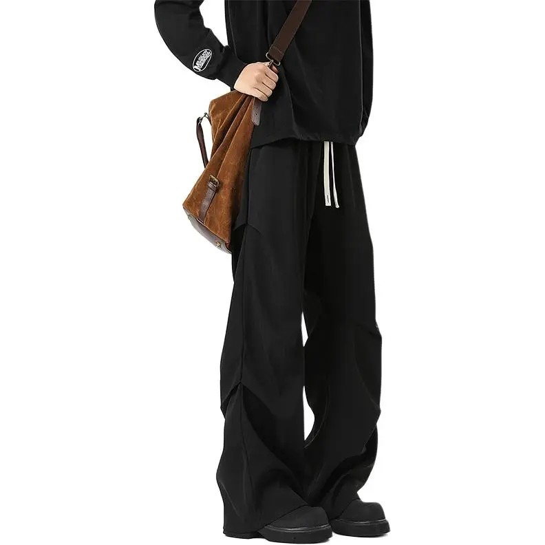 DJ.SPIRIT Casual Pants Unisex Black-3