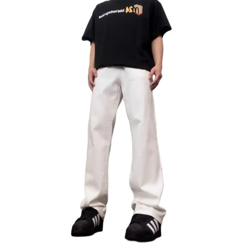 BLANC & ECLARE Jeans Unisex White-4