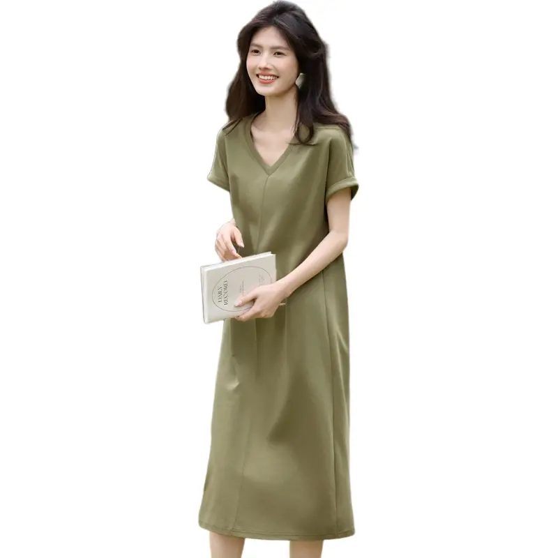 XWI Short Sleeved Dress Women's Matcha Green-3