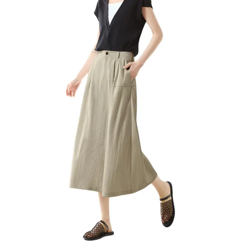 Mo Han Yi Mei Casual Long Skirt Women's-2