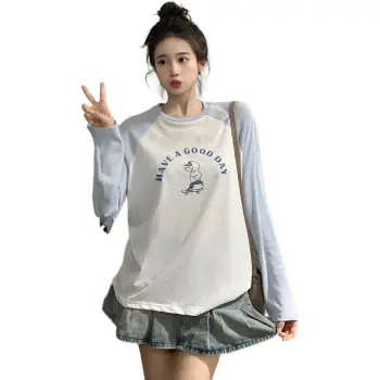 Mu Xiao Xin T Shirt Women's White & Blue