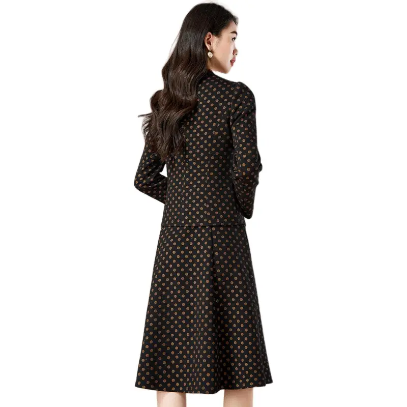 Mylan Two Piece Skirt Sets Women's Black-0