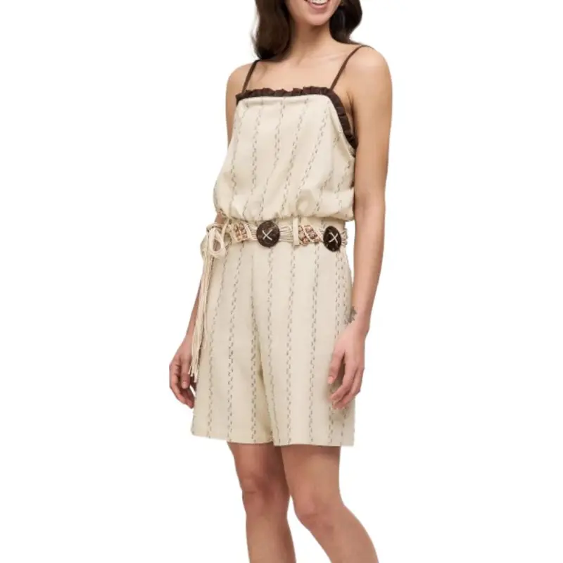 PALAVAS Jumpsuits Women's Beige Brown-3