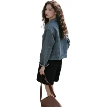 CZMO Denim Jackets Unisex Vintage Blue