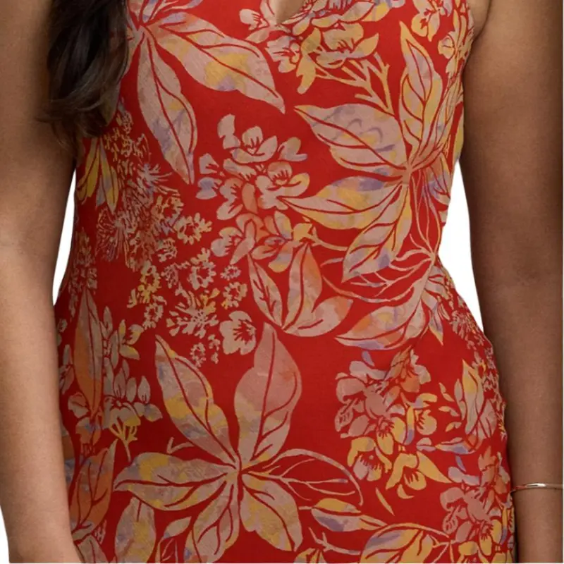 LAUREN RALPH LAUREN Slip Dress Women's Red-3