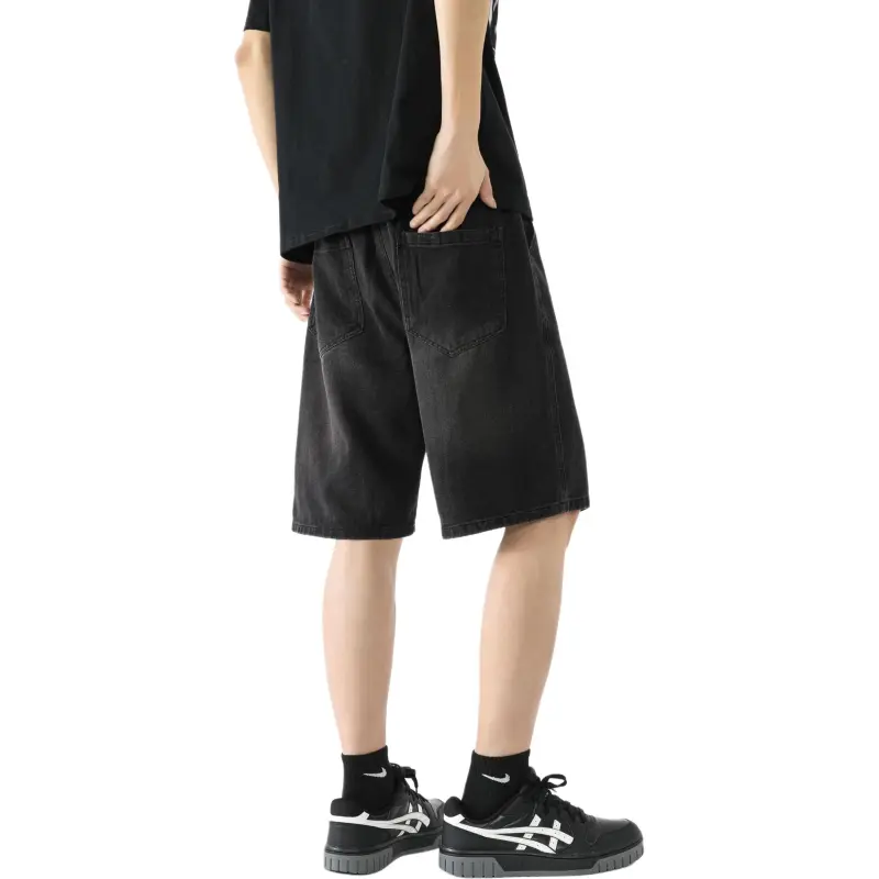 SAME FLOW Denim Shorts Unisex-16