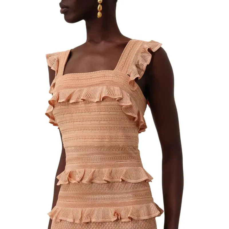 Zimmermann FW24 Slip Dress Women's Champagne-6
