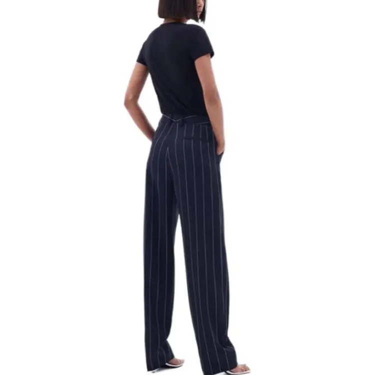 Filippa K Julie Pinstriped Trousers-2