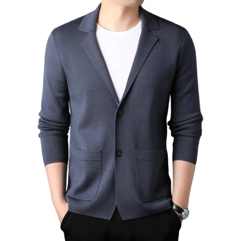 Devanro Business Suit Men's Ancient Blue-2