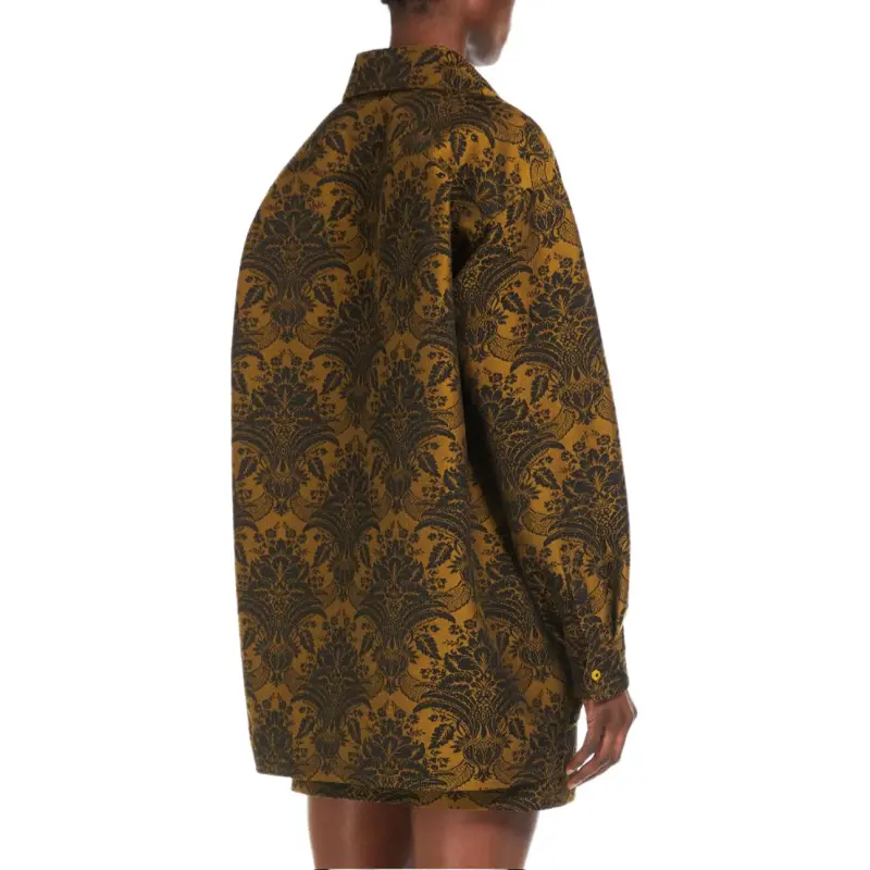 MaxMara Anemone All Over Patterned V Neck Top-3