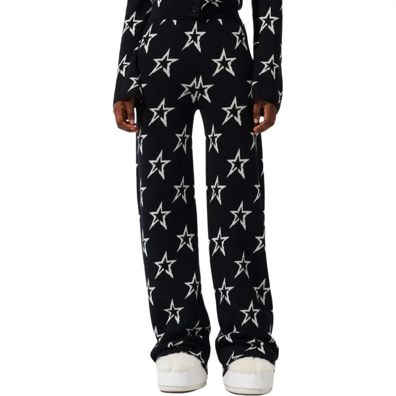 Perfect Moment Chalet Embroidered logo Knitted Trousers-2