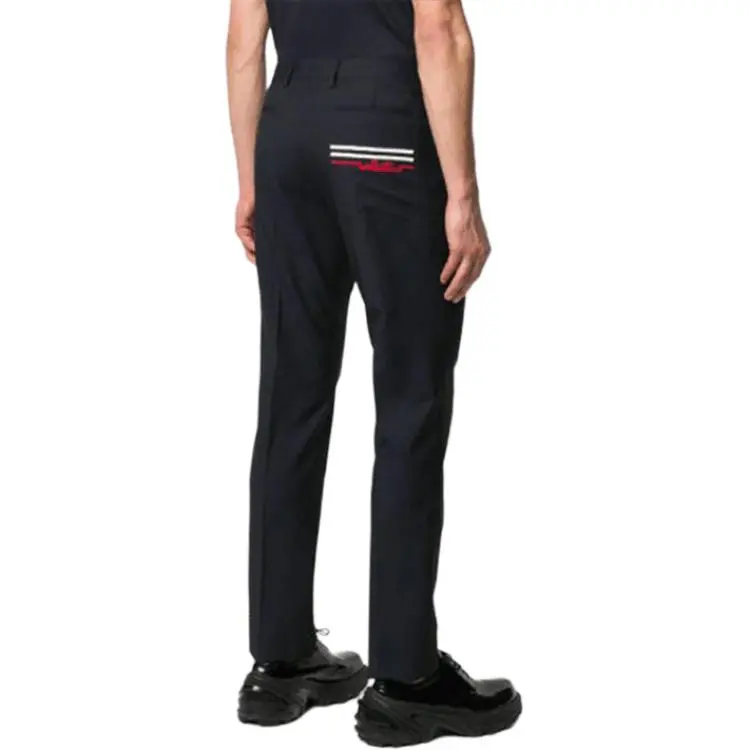 Valentino SS21 Casual Pants Men's Dark Blue-3