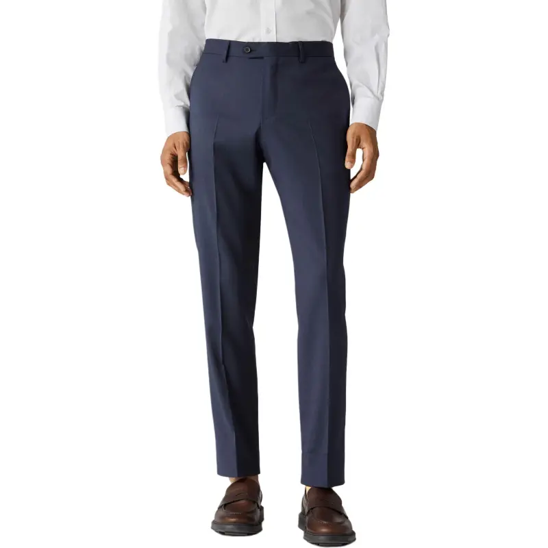 Loro Piana Business Suits Men's Sea Blue-5