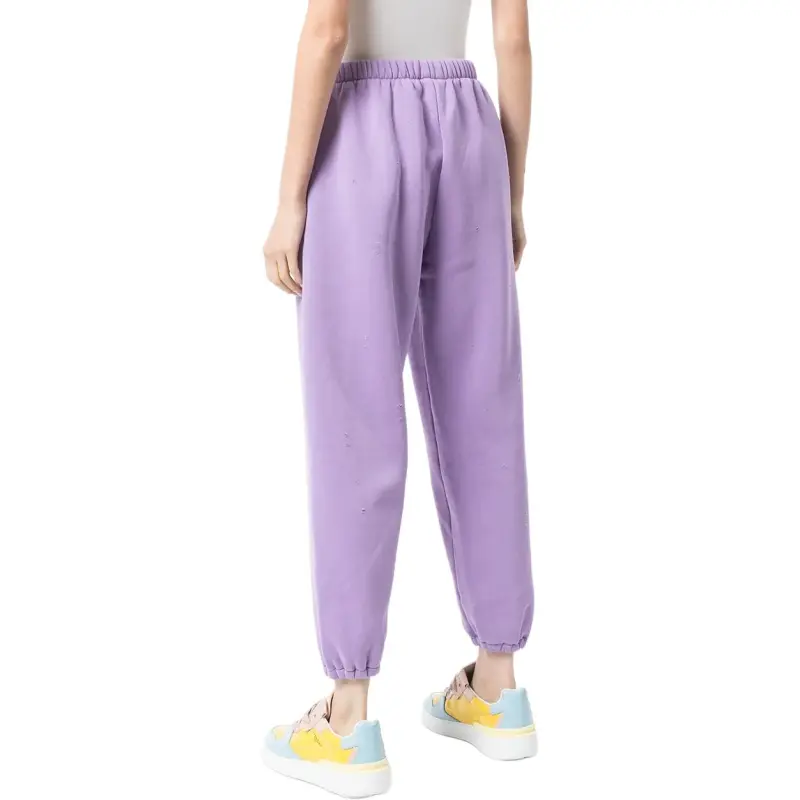 NATASHA ZINKO Slogan patch Track Trousers-2