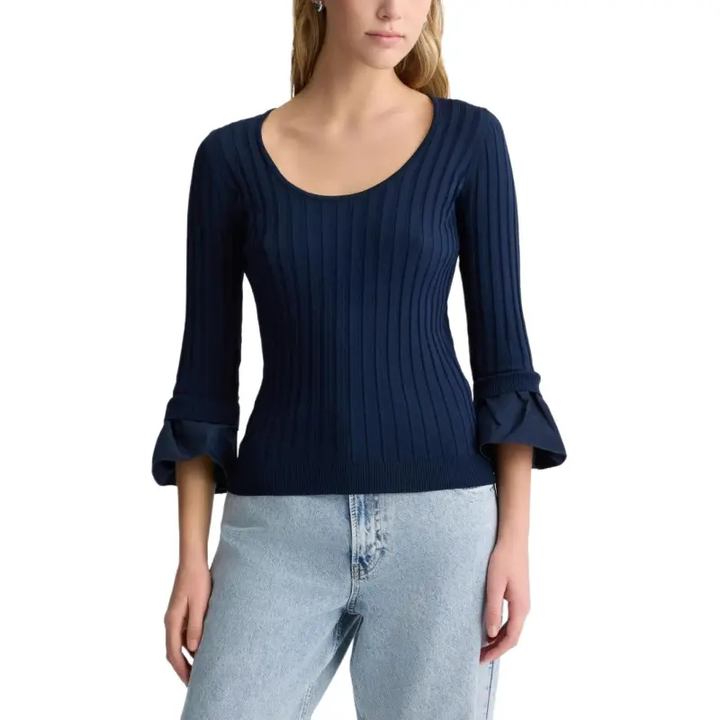 LIU·JO Flounce sleeved Jumper-1